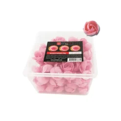 Petites roses roses en azyme (x100)