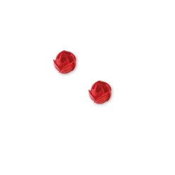 Petites roses rouges en azyme (x12)