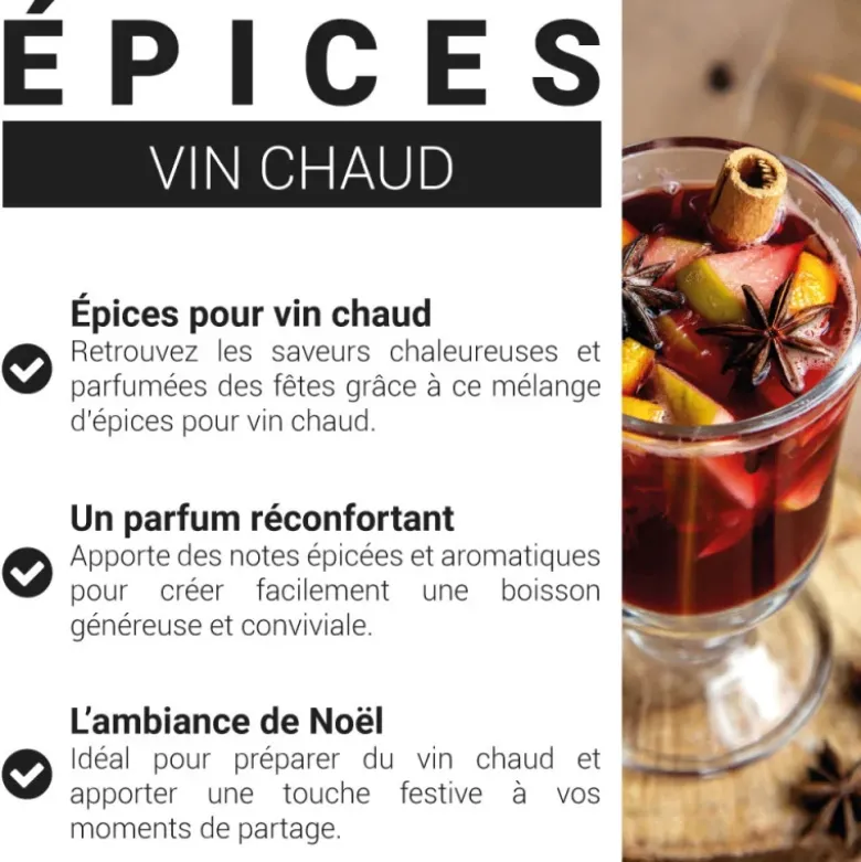 Épices vin chaud 70 g - DDM 07/26