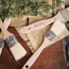 Pinceau plat soie manche bois 50 mm