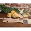 Pinceau plat soie manche bois 40 mm