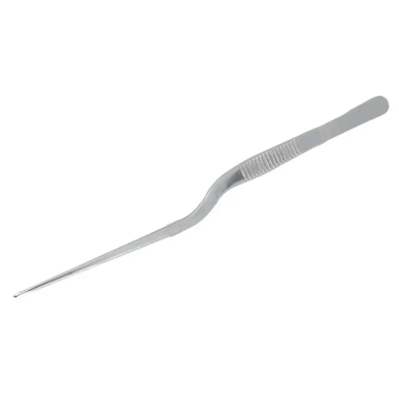 Pince à dresser courbée inox 20 cm