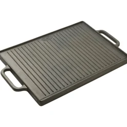 plancha/grill rectangulaire réversible 50 x 35 cm