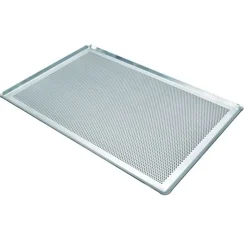 Plaque de cuisson perforée alu 60 x 40 cm