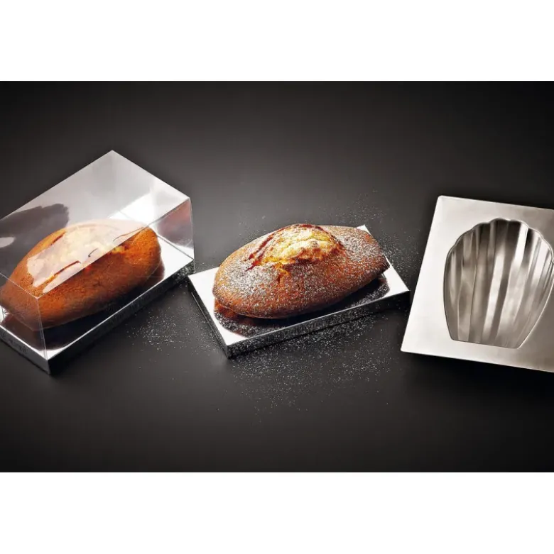 plaque 225x175 à moule à madeleine du partage 19.5x12 cm