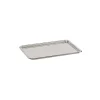 Plateau pâtissier inox bords ronds 31 cm