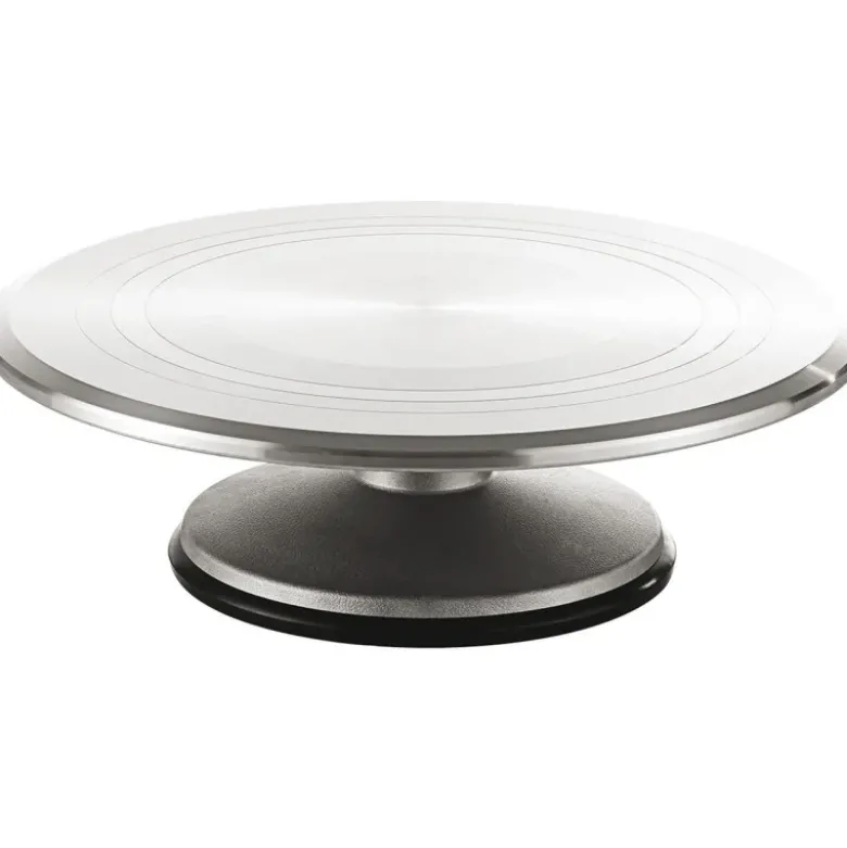 plateau tournant aluminium 32x9.5 cm