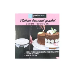 Plateau tournant gradué 30 cm
