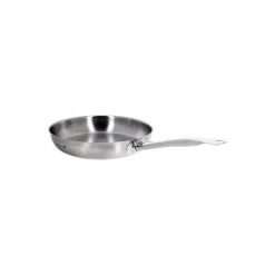 Poêle à frire ronde inox 28 cm