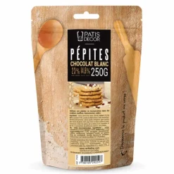 Pépites de chocolat blanc - 23% de cacao - 250g