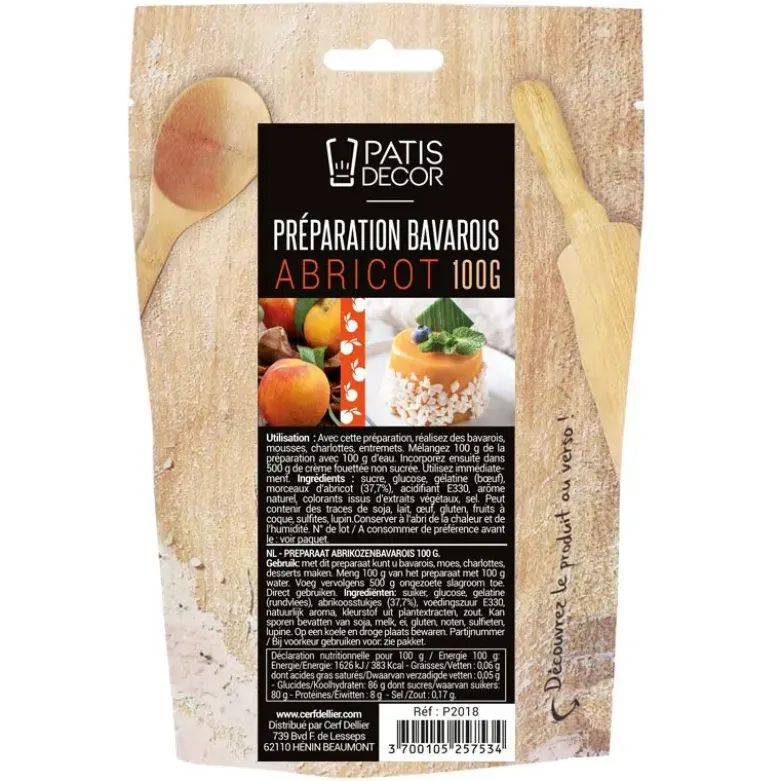 Préparation bavarois Abricot - 100g