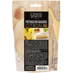Préparation bavarois Citron - 100 g
