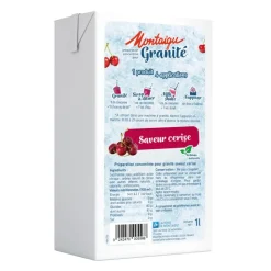 Préparation concentrée pour granité - saveur cerise - 1 l