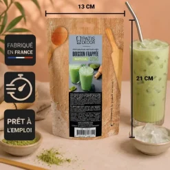 Préparation instantanée pour boisson frappée au matcha - 320 g
