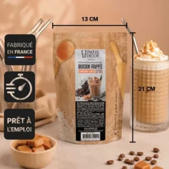 Préparation instantanée pour boisson frappée au café/caramel - 320 g