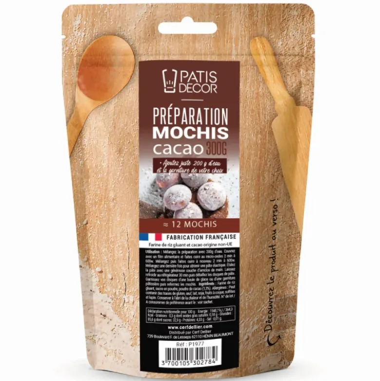 Préparation mochis maison cacao - 300 g - DDM 12/26