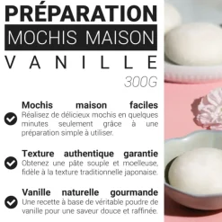 Préparation mochis maison vanille - 300g