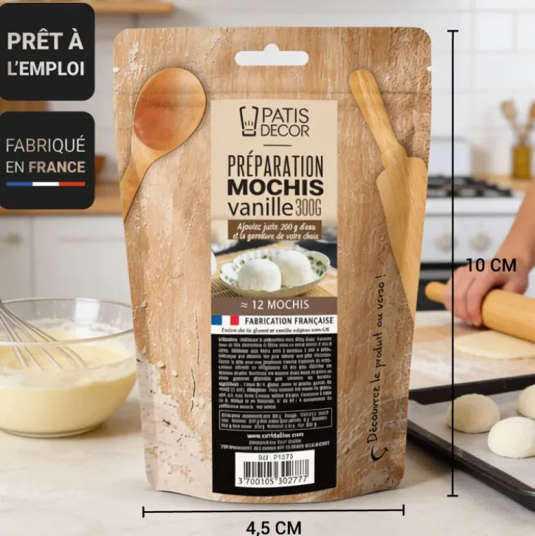 Préparation mochis maison vanille - 300g