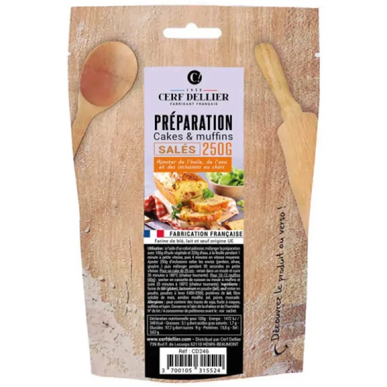 Préparation pour cakes et muffins salés