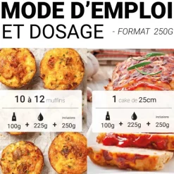 Préparation pour cakes et muffins salés
