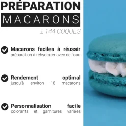 Préparation pour coques de macarons 1 kg