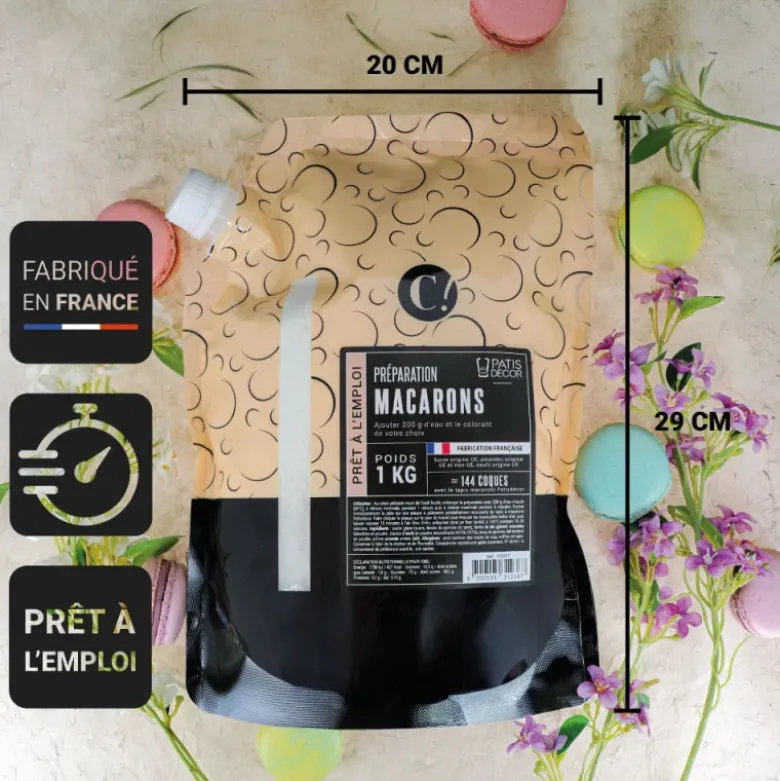 Préparation pour coques de macarons 1 kg