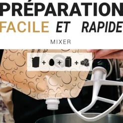 Préparation pour crème pâtissière à chaud 1 kg