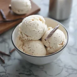 Préparation pour glace à la vanille maison