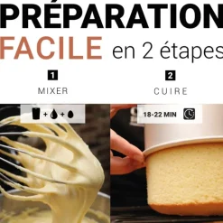 Préparation pour génoise nature