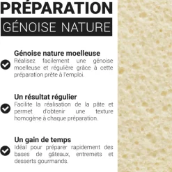 Préparation pour génoise nature