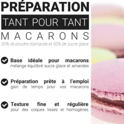 Préparation tant pour tant macarons 300g