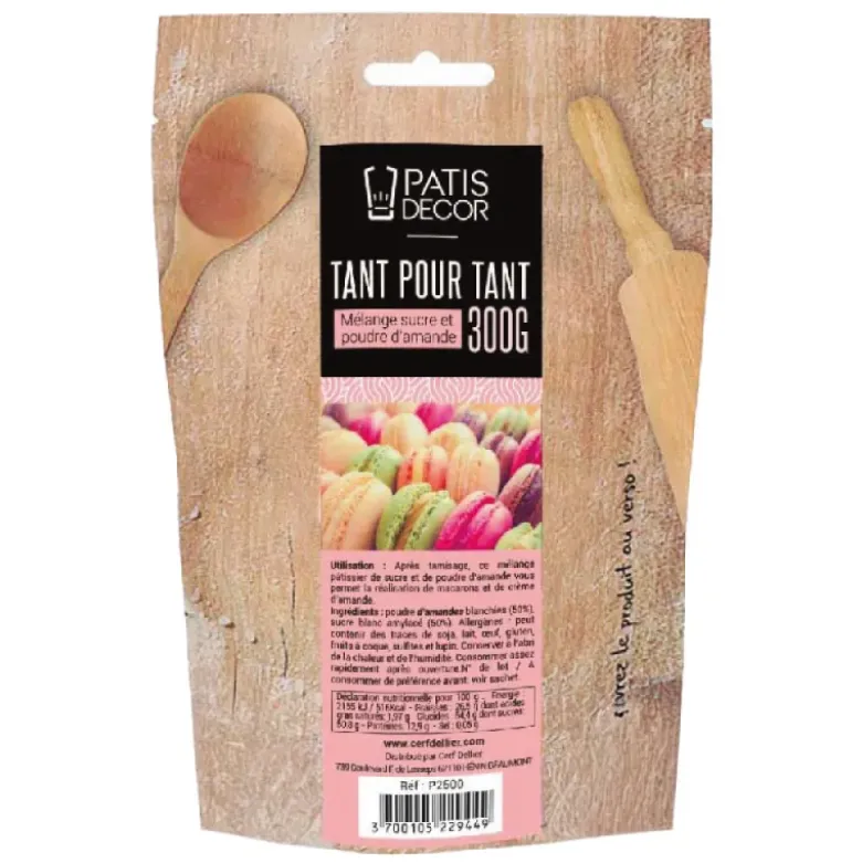 Préparation tant pour tant macarons 300g