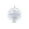 Présentoir gâteaux cage brodée 26 cm