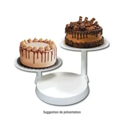 Présentoir gâteaux 2 étages