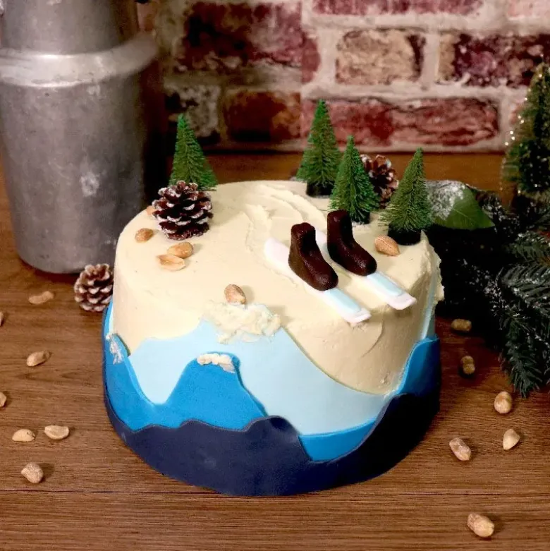 Pâte à sucre bleue étalée - DDM 10/26