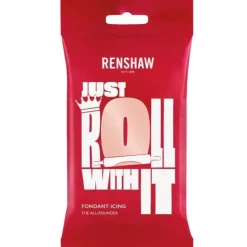 Pâte à sucre pêche Renshaw 250 g - DDM 06/26