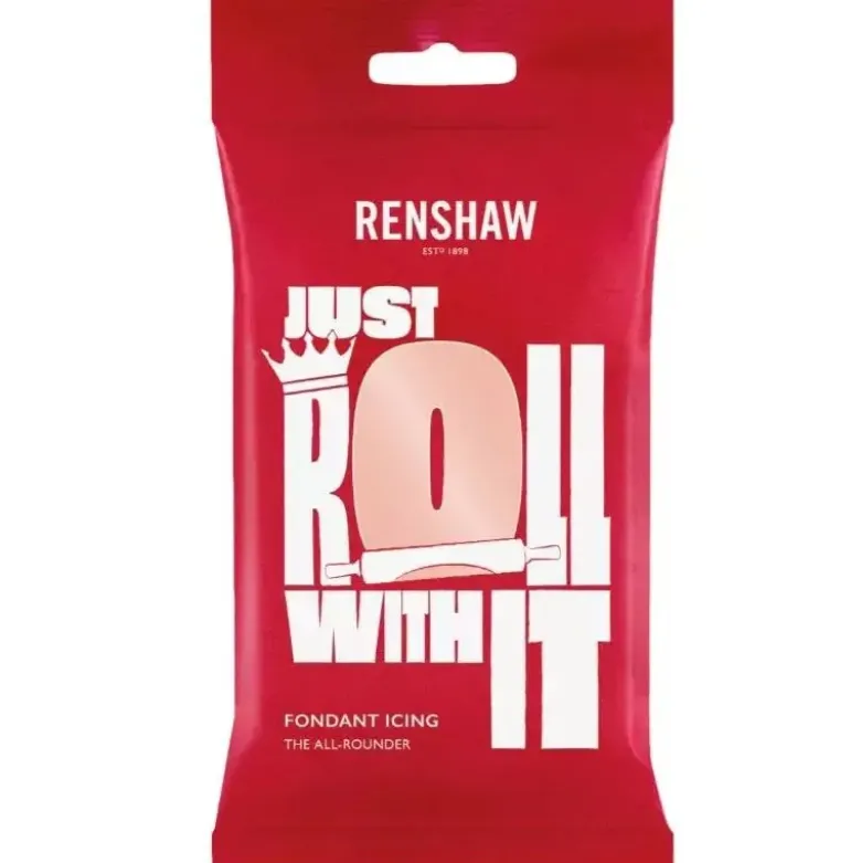 Pâte à sucre pêche Renshaw 250 g - DDM 06/26