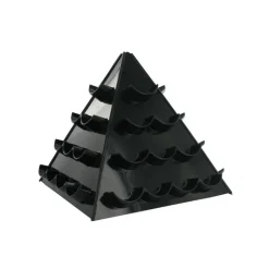 Pyramide à macarons noire