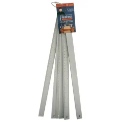 6 règles à niveler en aluminium 40cm