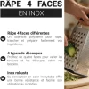 Râpe 4 faces en inox