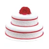 Ruban pâte à sucre blanc arabesques (1,25 m)