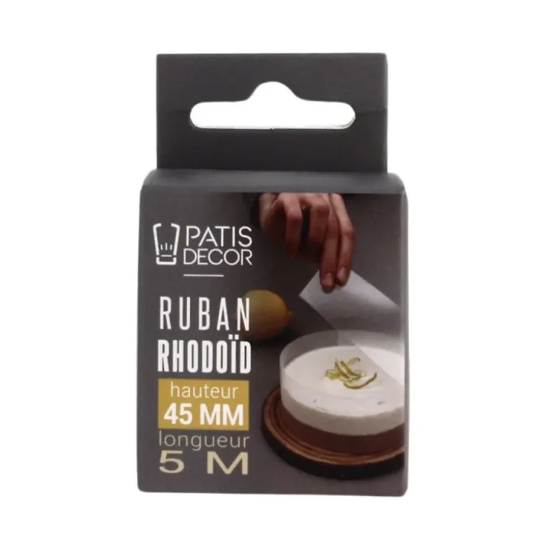 Ruban rhodoïd hauteur 45 mm, 5 mètres