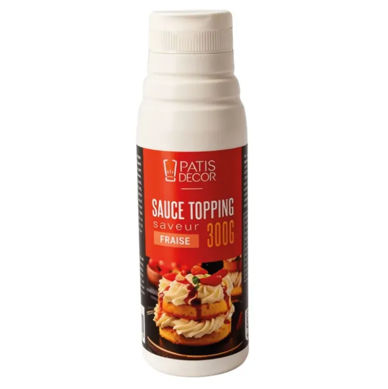 Sauce topping saveur fraise 300 g
