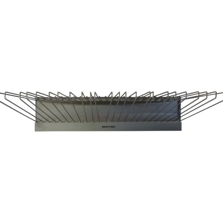 séchoir inox mural pour toiles à couches 24 barres 1.5 m