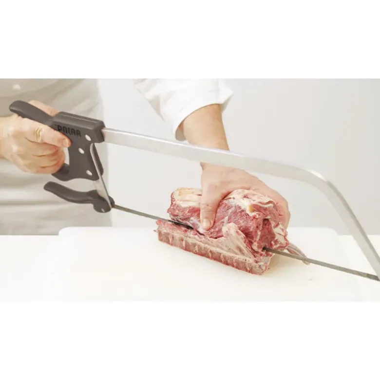 scie de boucher inox 45 cm