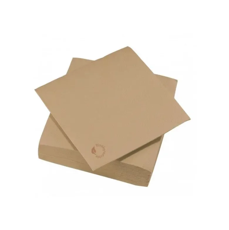 100 Serviettes de table biodégradables