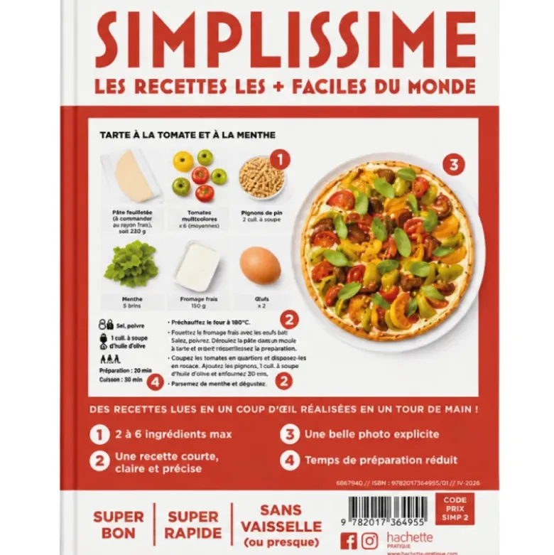 SIMPLISSIME : Tartes salées et sucrées - Jean-François Mallet