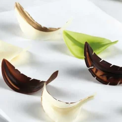 Spatule à former les feuilles en chocolat 36 mm