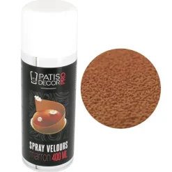 Spray velours marron à base de beurre de cacao 400mL