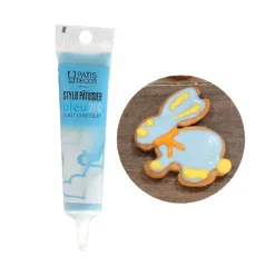 Stylo pâtissier bleu goût chocolat - DDM 05/26